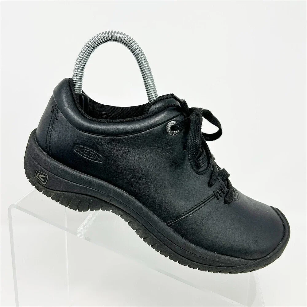 KEEN Utility PTC Oxford Womens Work Shoes Black Slip Resistant Lace Up Size 6.5